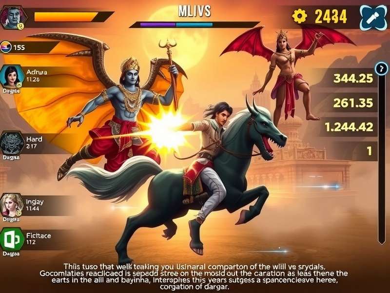 Character customization screen in Durga S Glory